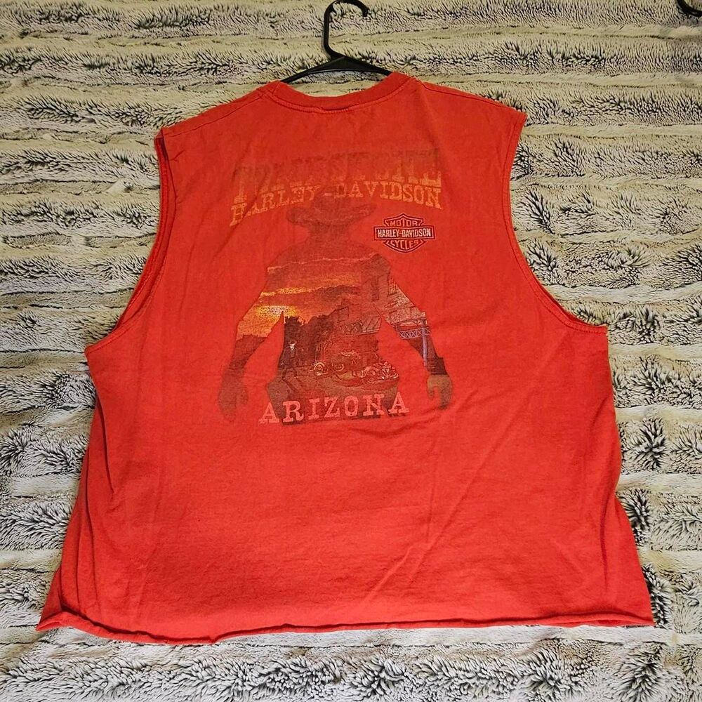 Harley-davidson Men's Red T-shirt